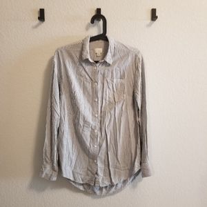 Button down striped shirt